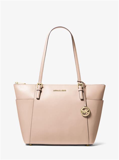 michael kors jet set travel large tote soft pink|michael kors jet set saffiano.